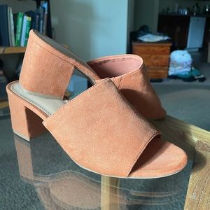 Old Navy Suede Style Mules